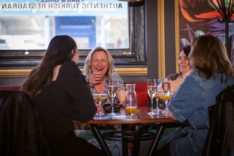 Guests dining and socialising at LOSH Bar & Grill, an authentic Turkish restaurant in Harpenden
