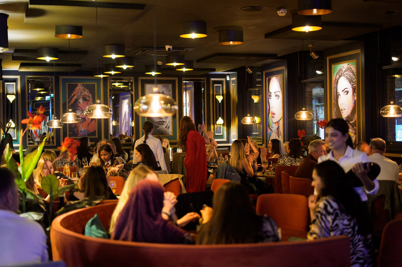 Crowd enjoying a live event evening at LOSH Bar & Grill, Harpenden