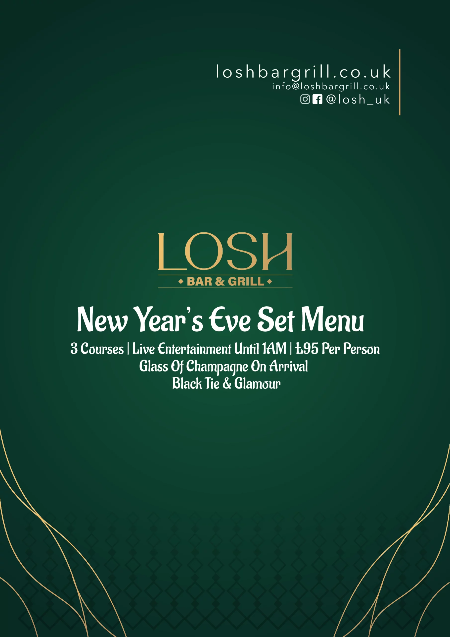 New Year’s Eve Set Menu